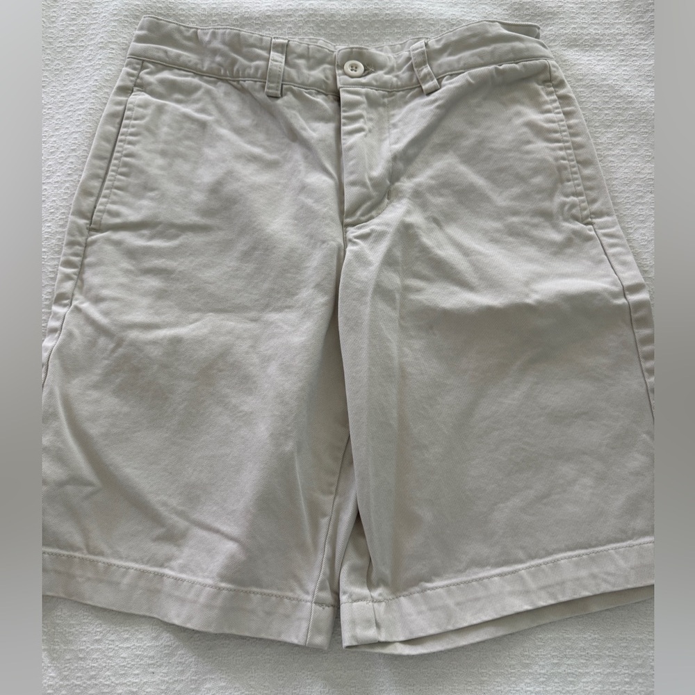 Boys vineyard, vines Casual Chino Shorts - Light khaki tan size 12 GUC
